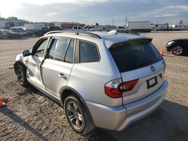 WBXPA93496WD26812 - 2006 BMW X3 3.0I SILVER photo 3