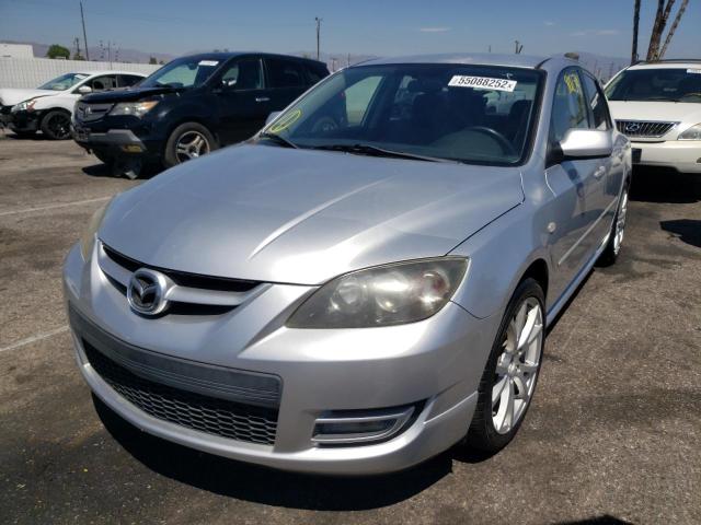 JM1BK34M681869094 - 2008 MAZDA SPEED 3 SILVER photo 2