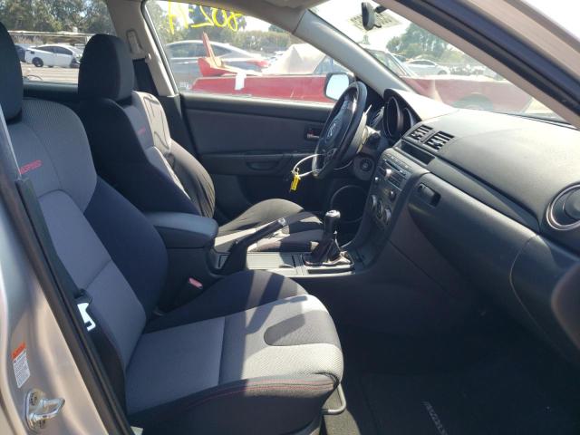 JM1BK34M681869094 - 2008 MAZDA SPEED 3 SILVER photo 5