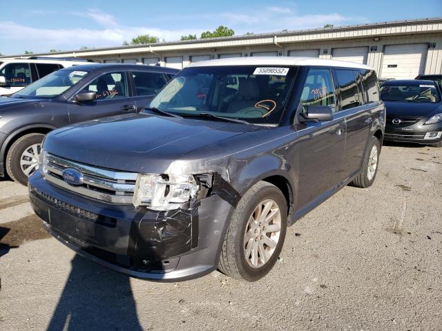 2FMDK52C09BA08297 - 2009 FORD FLEX SEL GRAY photo 2