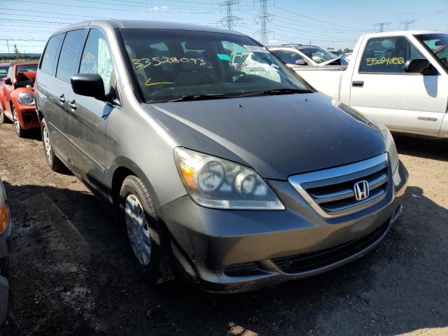 5FNRL38297B066550 - 2007 HONDA ODYSSEY LX GRAY photo 1