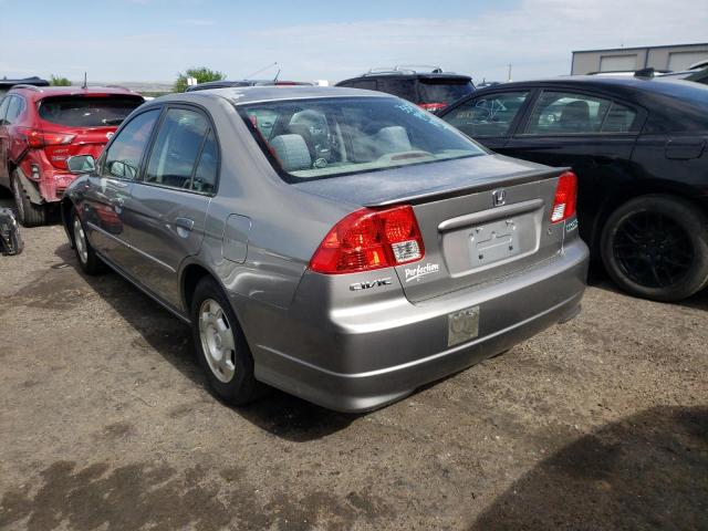 JHMES96675S008185 - 2005 HONDA CIVIC HYBR GRAY photo 3