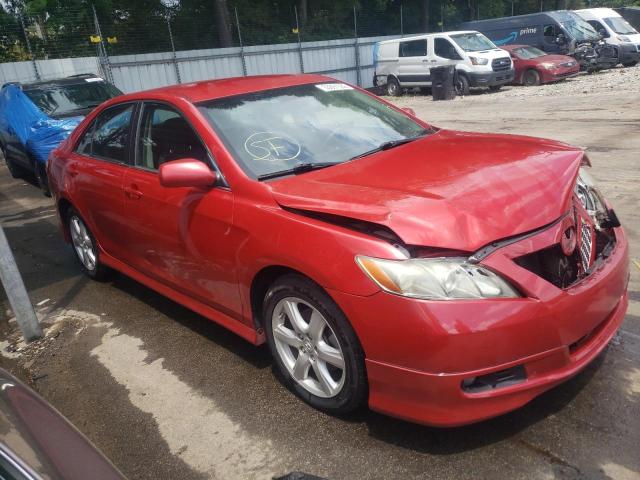 4T1BE46K07U078609 - 2007 TOYOTA CAMRY CE RED photo 1