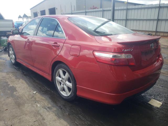4T1BE46K07U078609 - 2007 TOYOTA CAMRY CE RED photo 3
