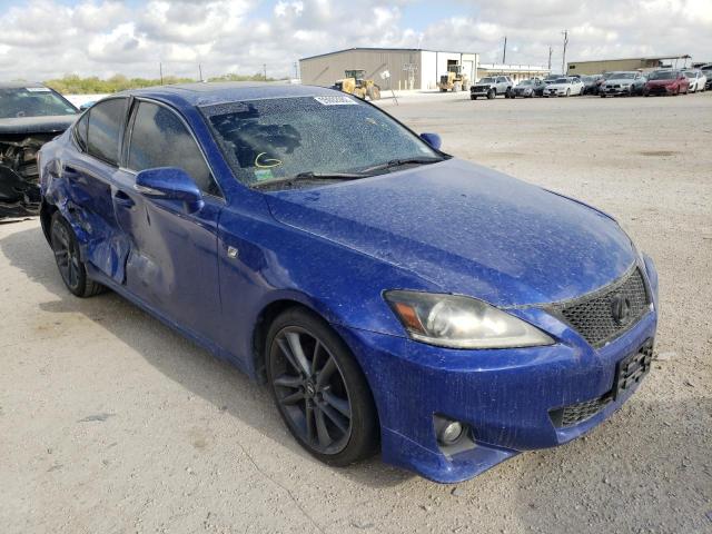 JTHBF5C27C5159623 - 2012 LEXUS IS 250 BLUE photo 1