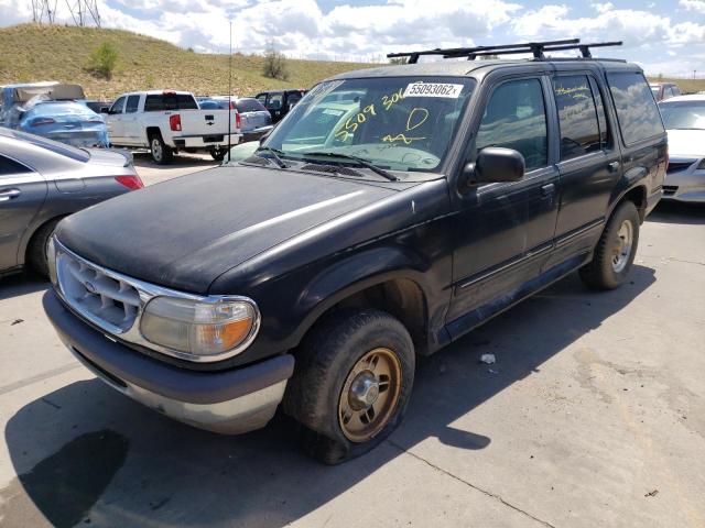 1FMDU34XXVUD33560 - 1997 FORD EXPLORER BLACK photo 2