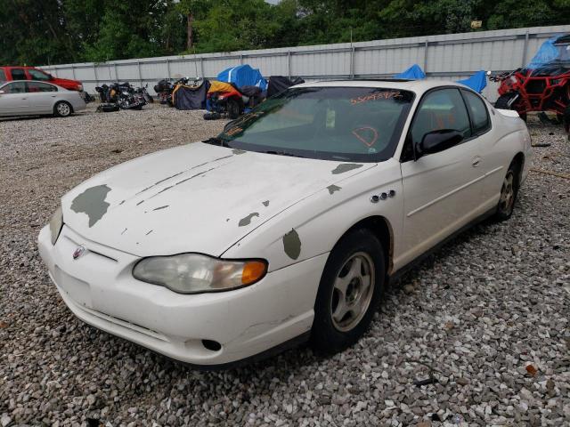 2G1WW12E519363238 - 2001 CHEVROLET MONTE CARL თეთრი ფოტო 2