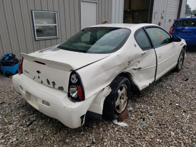 2G1WW12E519363238 - 2001 CHEVROLET MONTE CARL თეთრი ფოტო 4