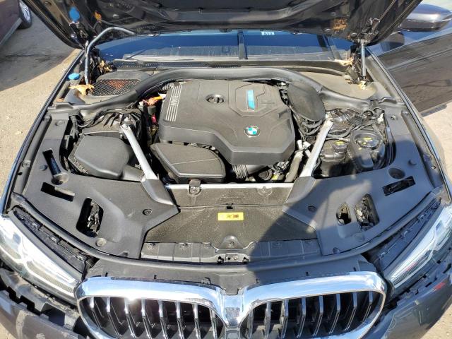 WBA33AG01MCF56225 - 2021 BMW 530XE BLACK photo 7