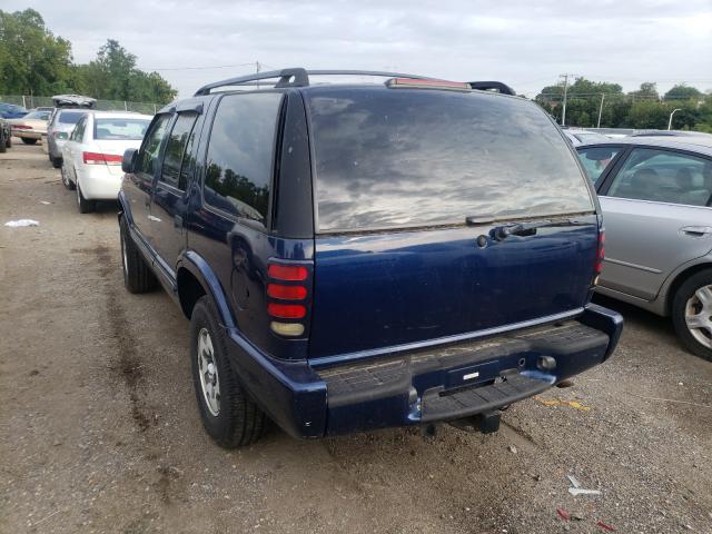 1GNDT13X93K166167 - 2003 CHEVROLET BLAZER BLUE photo 3