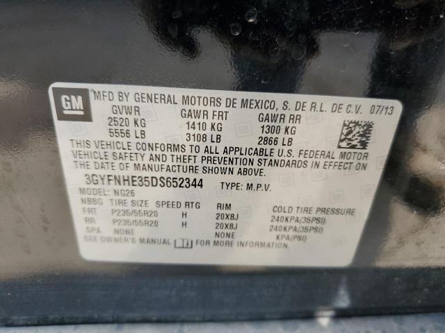 3GYFNHE35DS652344 - 2013 CADILLAC SRX PERFOR 黑色 照片 10