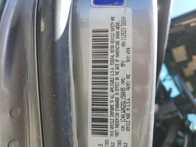 1C4AJWAG2GL156095 - 2016 JEEP WRANGLER S SILVER photo 10