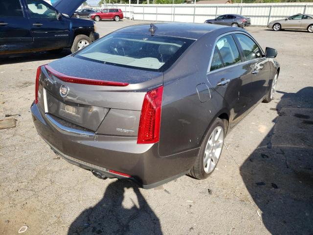 1G6AA5RXXE0180306 - 2014 CADILLAC ATS GRAY photo 4