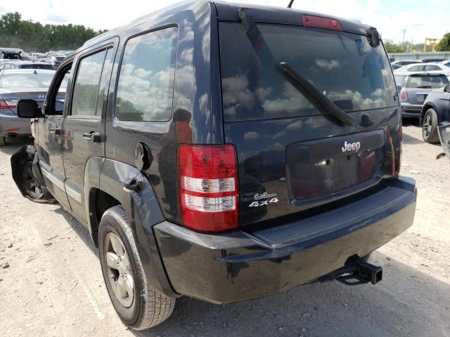 1J4PN2GKXBW554059 - 2011 JEEP LIBERTY SP BLACK photo 3