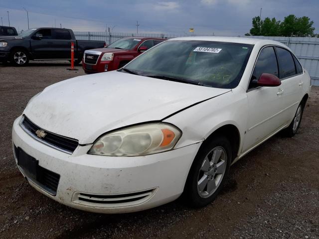 2G1WT58K379102244 - 2007 CHEVROLET IMPALA 4D WHITE photo 2