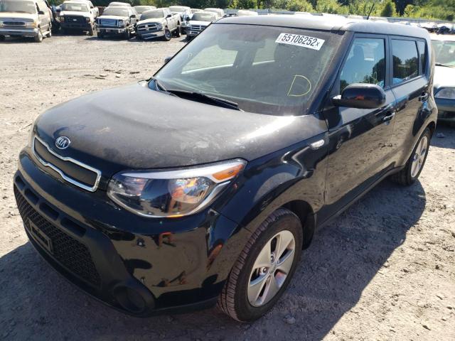 KNDJN2A29E7103370 - 2014 KIA SOUL GRAY photo 2