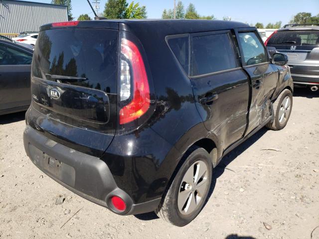 KNDJN2A29E7103370 - 2014 KIA SOUL GRAY photo 4