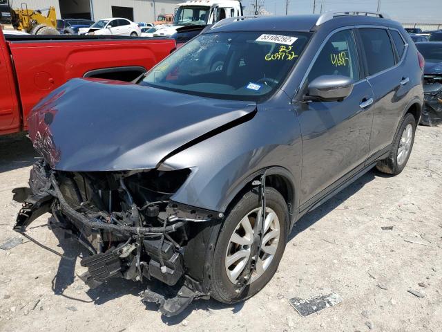 KNMAT2MT7HP603753 - 2017 NISSAN ROGUE S GRAY photo 2