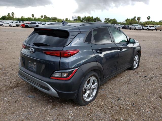 KM8K32AB9NU859000 - 2022 HYUNDAI KONA SEL BLUE photo 4