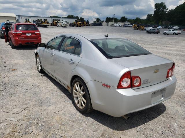 1G1ZE5EB0A4106693 - 2010 CHEVROLET MALIBU LTZ ვერცხლისფერი ფოტო 3