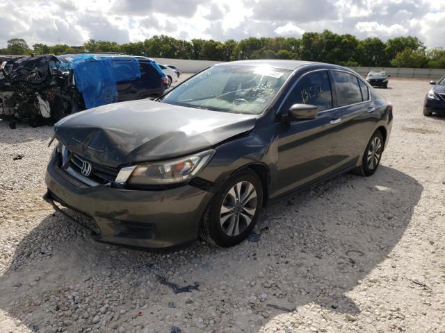 1HGCR2F30FA069520 - 2015 HONDA ACCORD LX GRAY photo 2