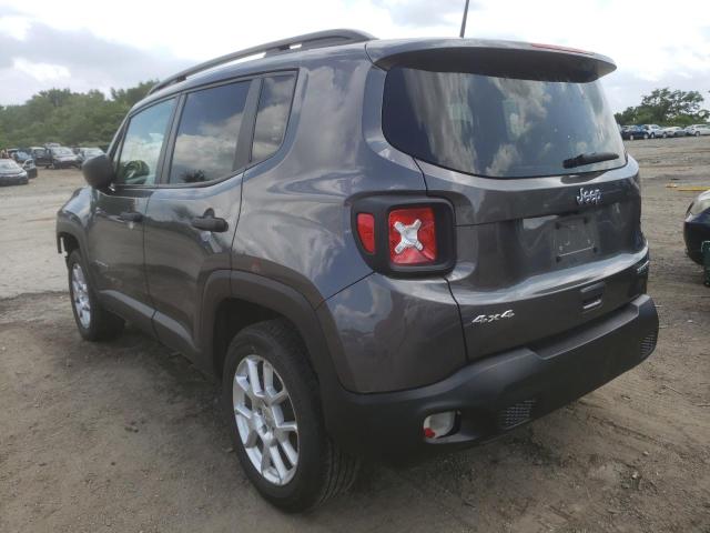 ZACNJBAB0KPJ89550 - 2019 JEEP RENEGADE S CHARCOAL photo 3