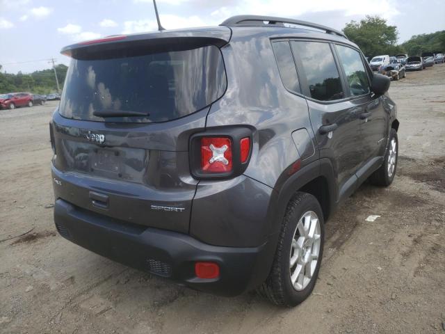 ZACNJBAB0KPJ89550 - 2019 JEEP RENEGADE S CHARCOAL photo 4
