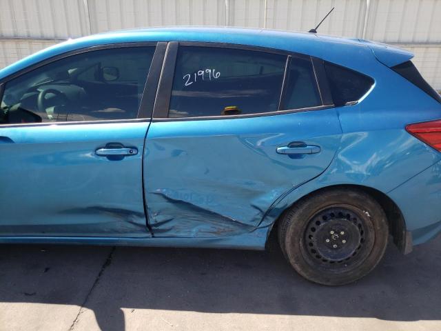 4S3GTAA68J1747596 - 2018 SUBARU IMPREZA TURQUOISE photo 9