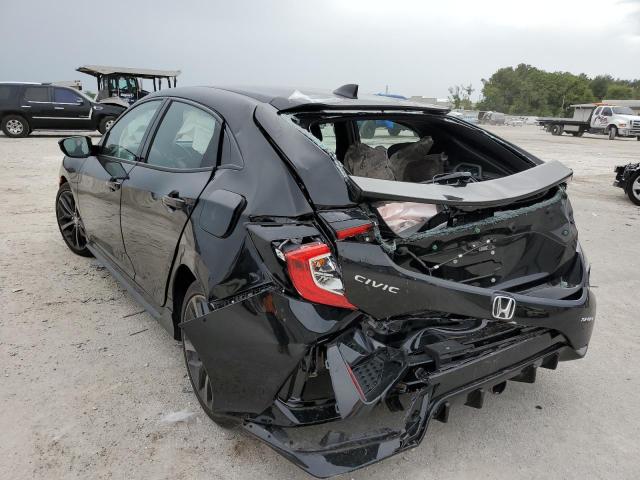 SHHFK7H4XMU419502 - 2021 HONDA CIVIC SPOR BLACK photo 3