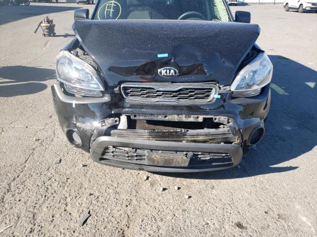 KNDJT2A56D7619457 - 2013 KIA SOUL BLACK photo 9