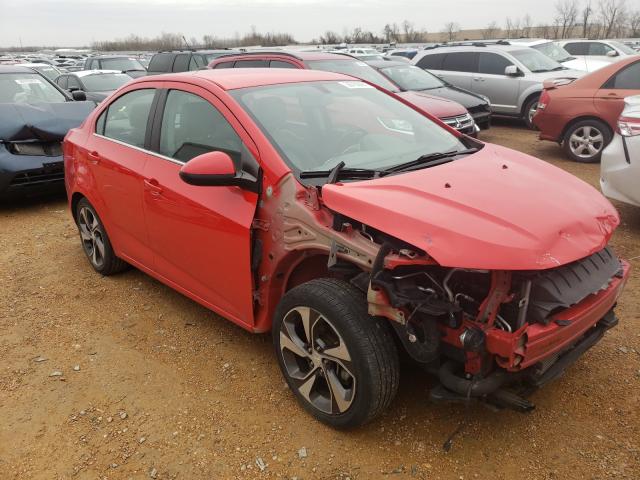 1G1JF5SB6H4149234 - 2017 CHEVROLET SONIC PREM RED photo 1