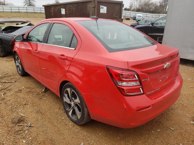 1G1JF5SB6H4149234 - 2017 CHEVROLET SONIC PREM RED photo 3