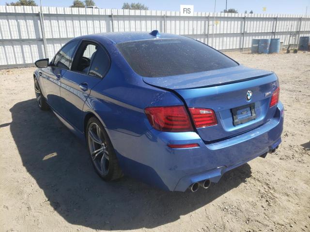 WBSFV9C59DD095799 - 2013 BMW M5 BLUE photo 3