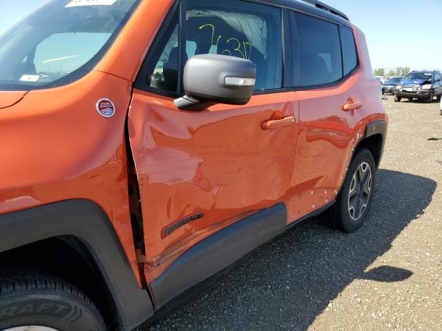 ZACCJBCT6FPB92202 - 2015 JEEP RENEGADE T ORANGE photo 9