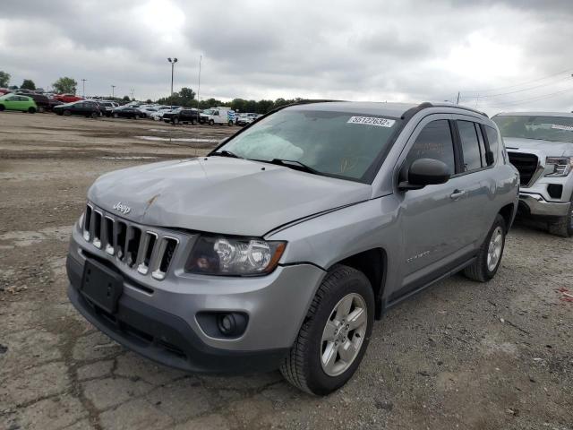 1C4NJCBAXED843505 - 2014 JEEP COMPASS SP GRAY photo 2
