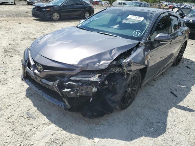 4T1K61AK0NU026476 - 2022 TOYOTA CAMRY XSE GRAY photo 9