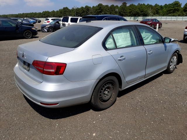 3VW1K7AJ9FM427291 - 2015 VOLKSWAGEN JETTA BASE SILVER photo 4
