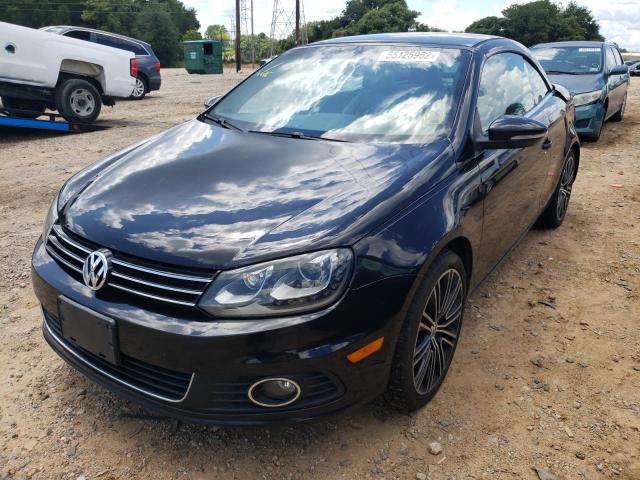 WVWBW8AH1DV002584 - 2013 VOLKSWAGEN EOS KOMFOR შავი ფოტო 2