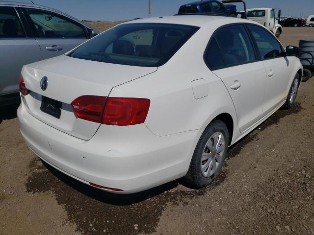 3VW2K7AJ7DM418073 - 2013 VOLKSWAGEN JETTA BASE WHITE photo 4