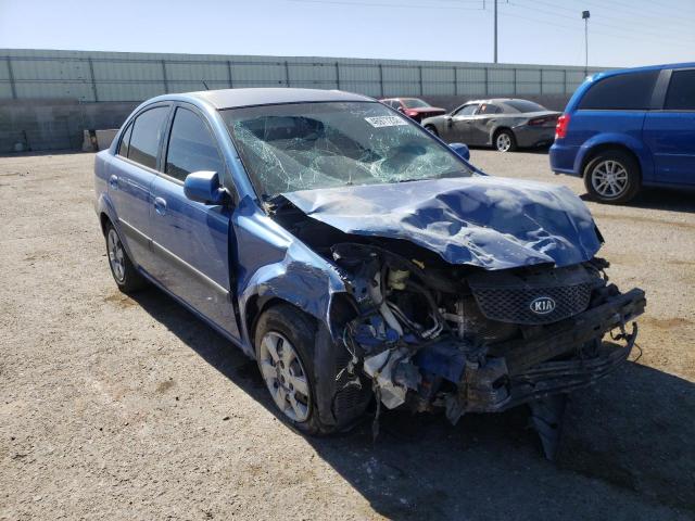 KNADE123776274560 - 2007 KIA RIO BASE BLUE photo 9