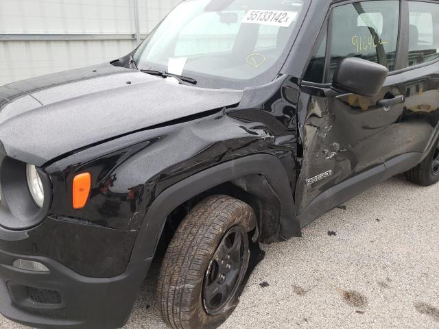 ZACCJBAB7JPH07131 - 2018 JEEP RENEGADE S Qara foto 9