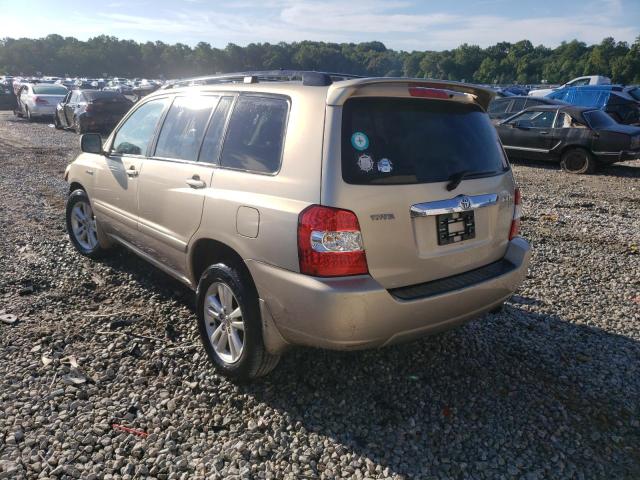 JTEDW21A060013161 - 2006 TOYOTA HIGHLANDER HYBRID  photo 3