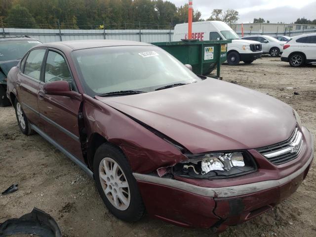 2G1WF52EX29165957 - 2002 CHEVROLET IMPALA MAROON photo 1