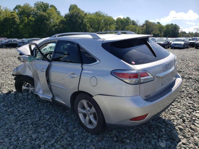 2T2BK1BA2DC154442 - 2013 LEXUS RX 350 BAS SILVER photo 3