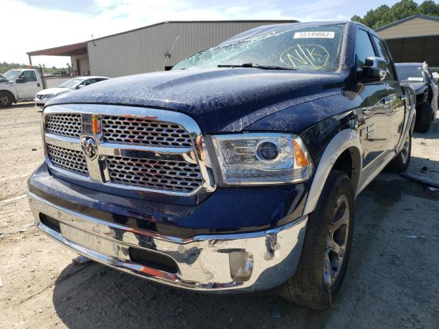 1C6RR7NT3FS515779 - 2015 RAM 1500 LARAM BLUE photo 2