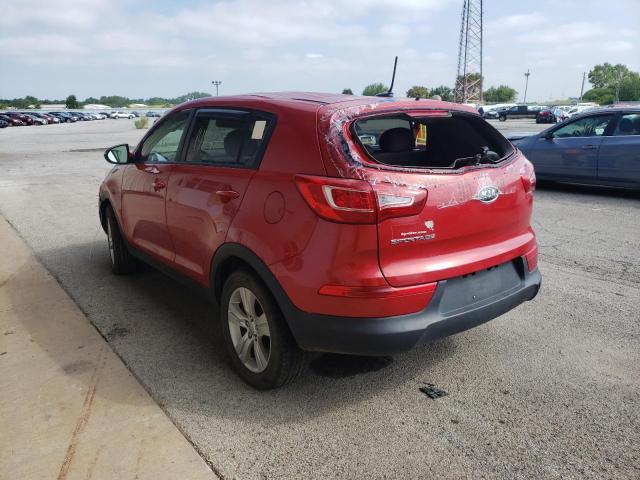 KNDPB3A20C7287572 - 2012 KIA SPORTAGE B RED photo 3