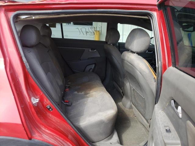 KNDPB3A20C7287572 - 2012 KIA SPORTAGE B RED photo 6