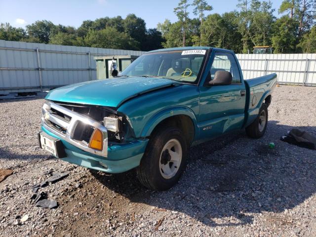 1GCCS14Z5R8205740 - 1994 CHEVROLET S TRUCK S1 GREEN photo 2