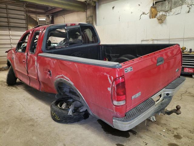 2FTRX18W62CA46056 - 2002 FORD F150 RED photo 3