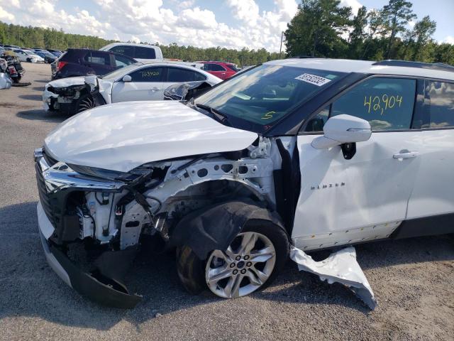 3GNKBCRS3MS512897 - 2021 CHEVROLET BLAZER 2LT WHITE photo 9